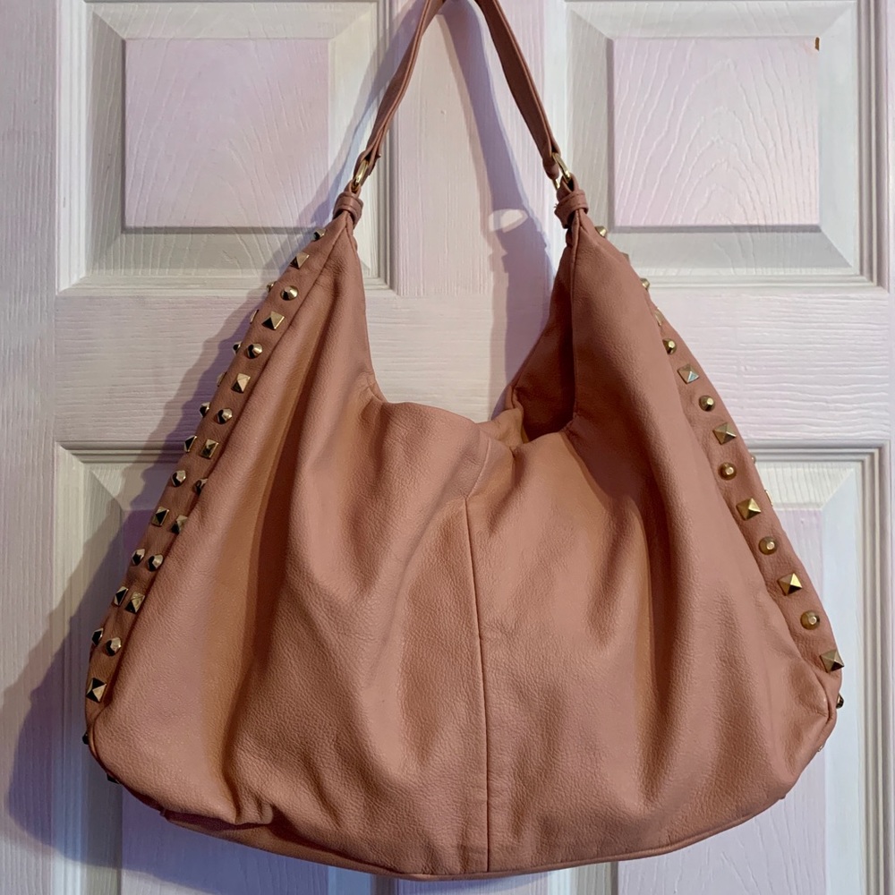 Muted Pink Studded Purse